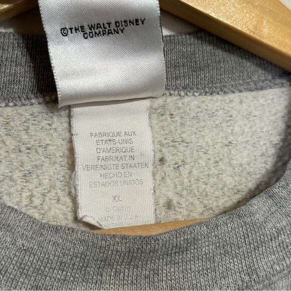 Vintage 90s Walt Disney World Mickey Mouse Sweatshirt Gray Rare Size XL - Picture 4 of 5